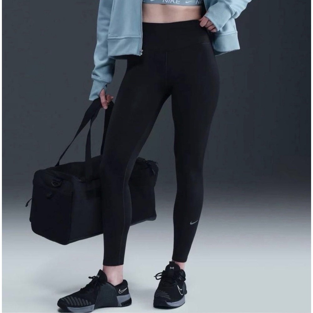 Nike All-In Dri-FIT Black High Rise Leggings Small Athleisure Yoga